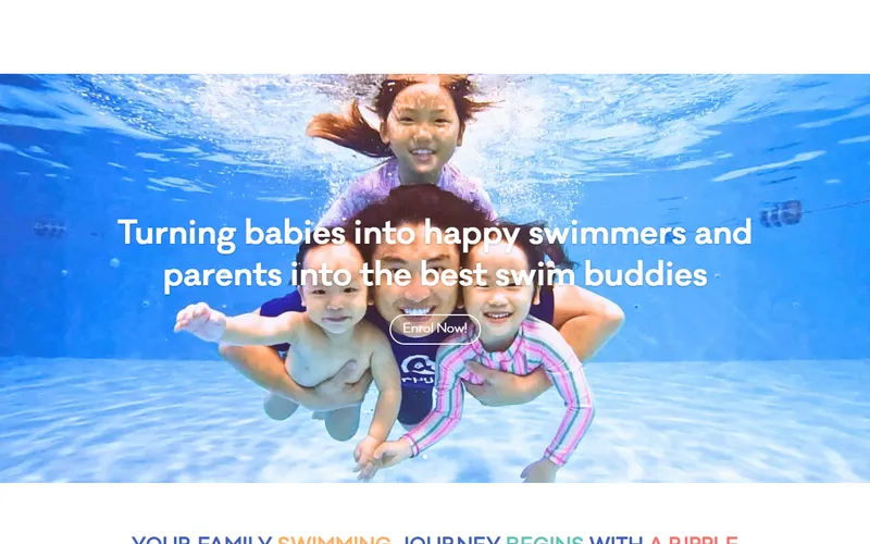 Happy Fish Swim School homepage