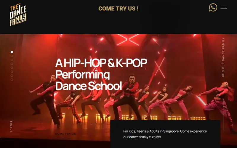 DF Academy homepage