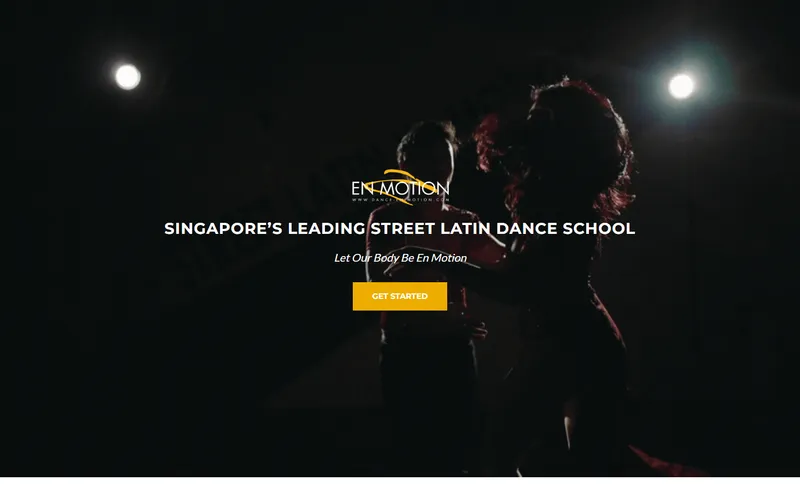 En Motion Dance School homepage
