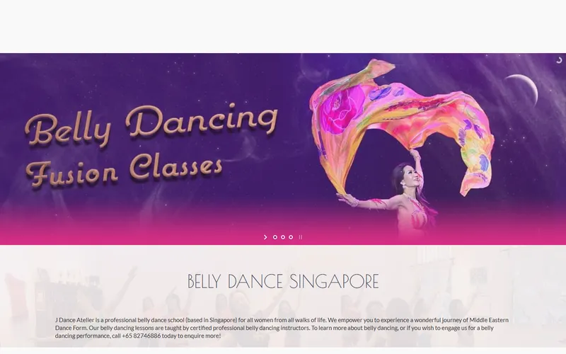 J Dance Atelier homepage