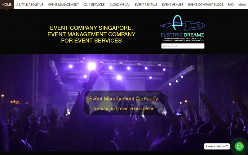 Electric Dreamz homepage