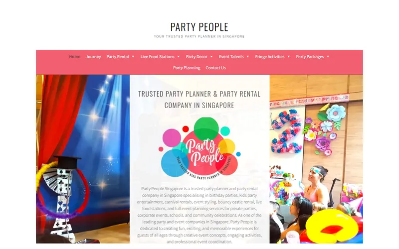 Party People homepage