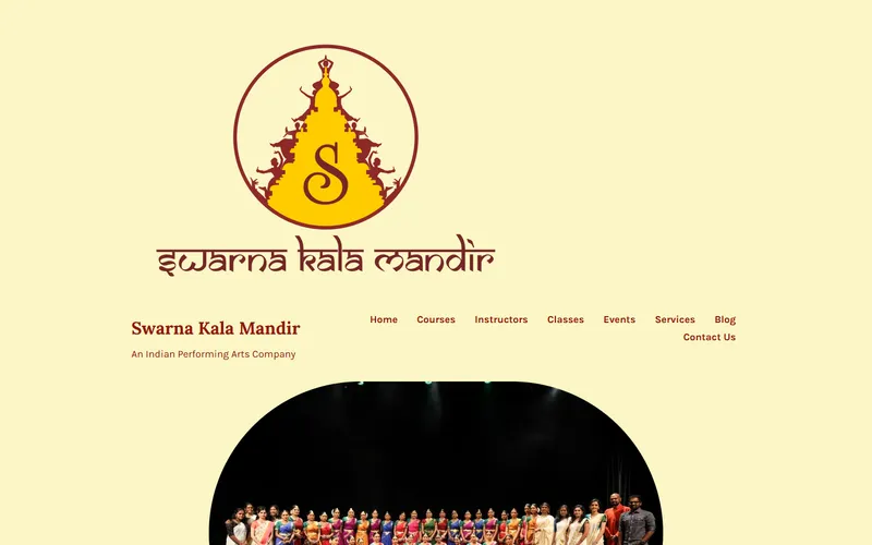 Swarna Kala Mandir homepage