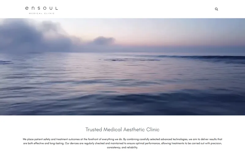 Ensoul Medical Clinic homepage