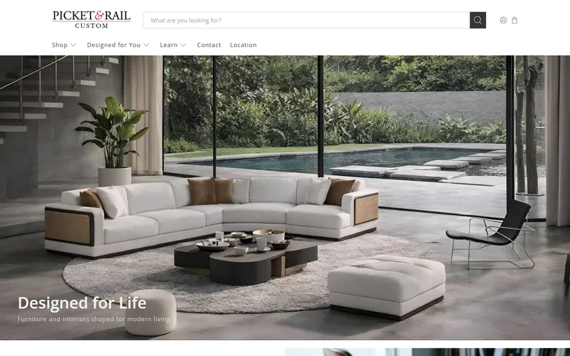 Picket and Rail Singapore wardrobe carpentry website homepage