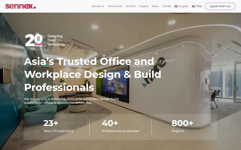 Sennex Consultants homepage