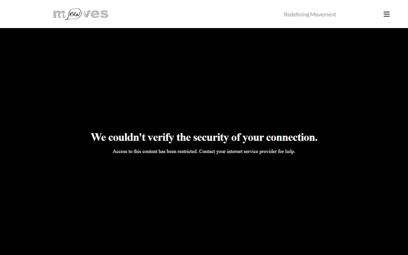 RAW Moves homepage