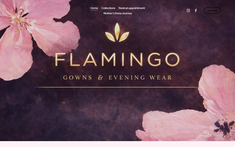 Boutique Flamingo homepage