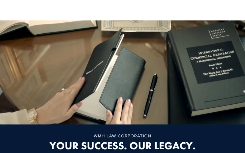 WMH Law Corporation homepage