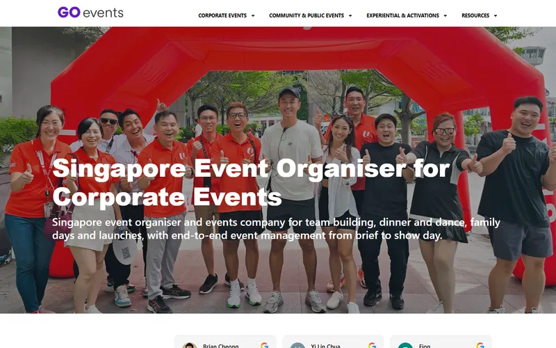 Get Out! Events homepage
