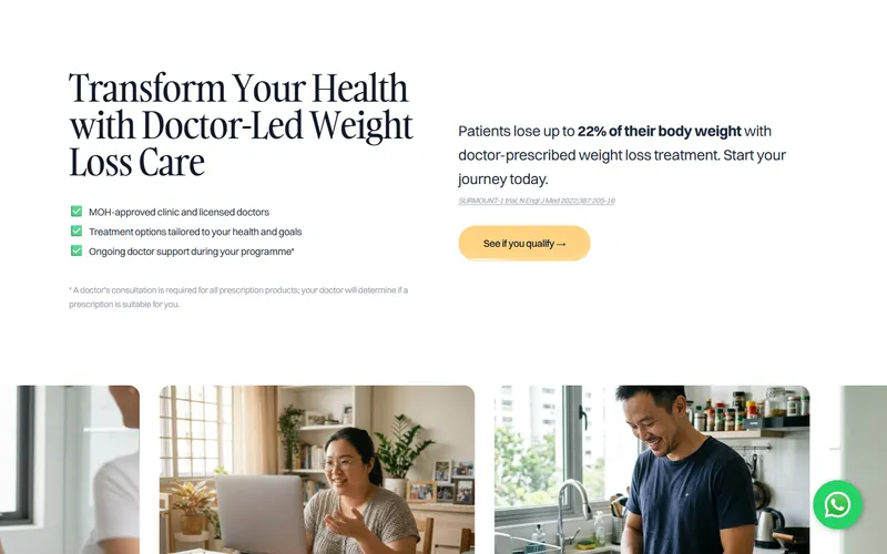 Trimly homepage