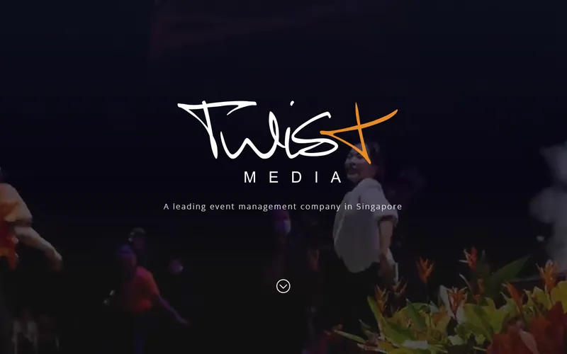 Twist Media homepage