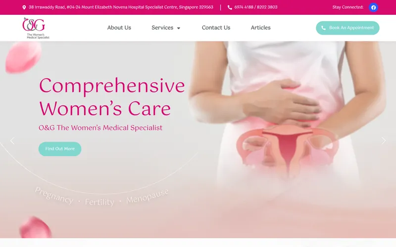 O&G The Women's Medical Specialist (Dr Tan Thiam Chye) homepage