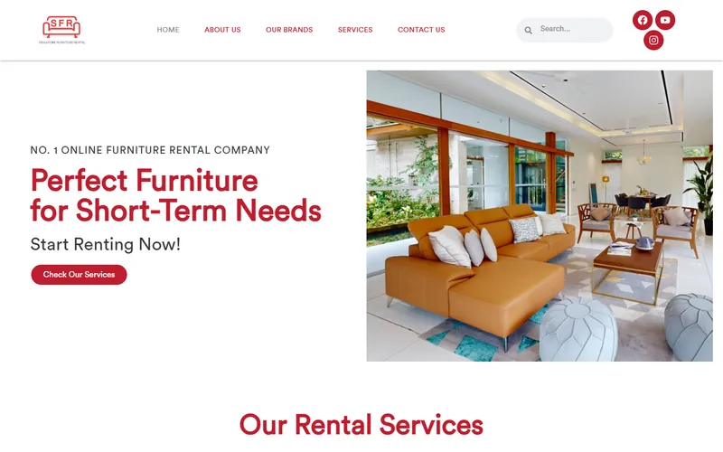 SFR Home Staging homepage