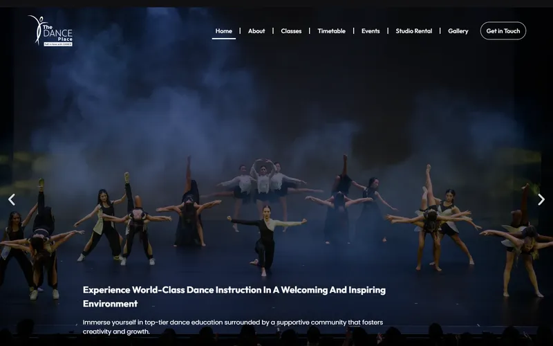 The Dance Place homepage