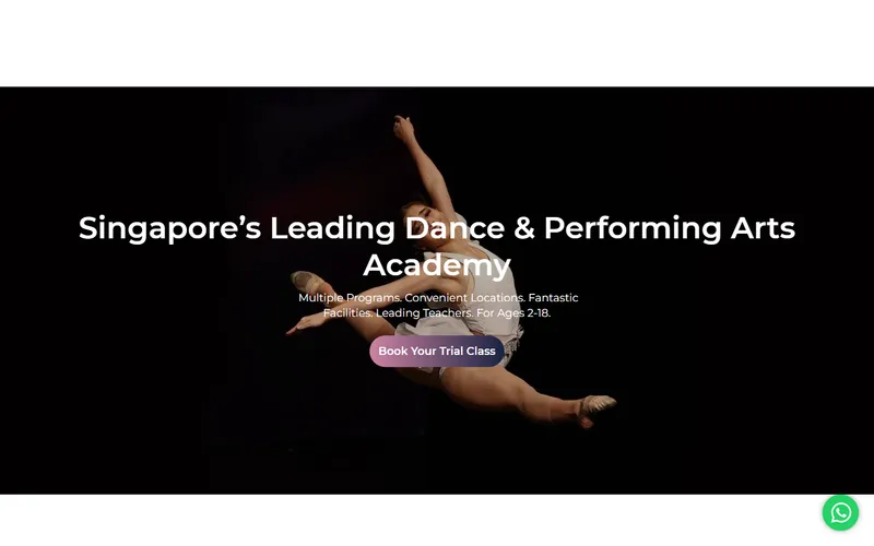 All That Jazz Dance Academy homepage