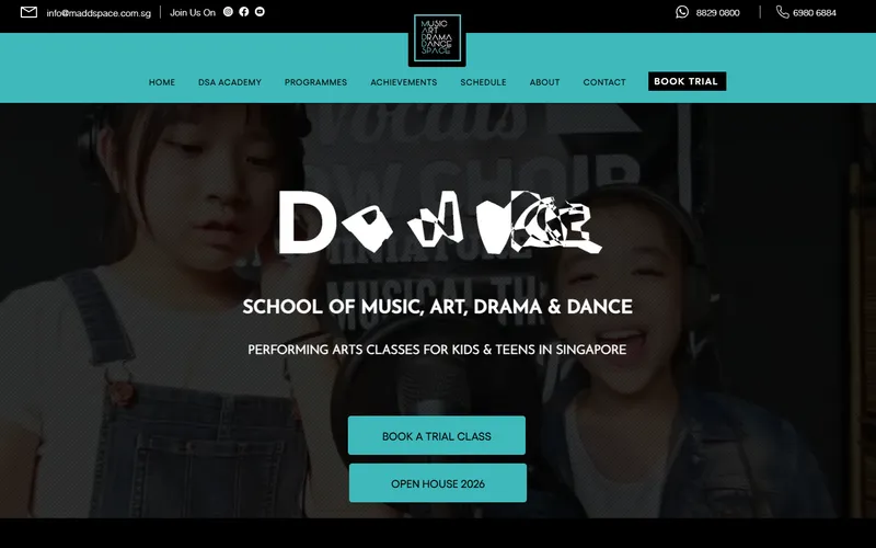 MADDspace homepage