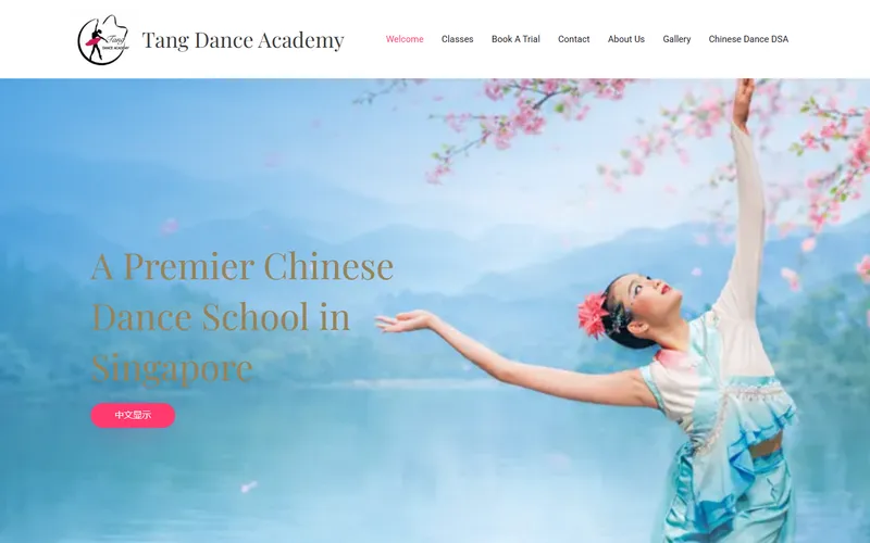 Tang Dance Academy homepage