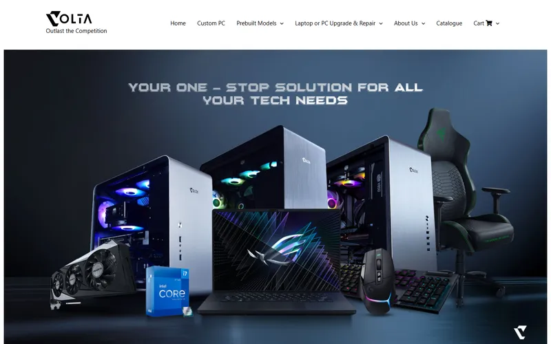 Volta PC Upgrade and Repair homepage