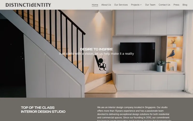 DISTINCTidENTITY homepage