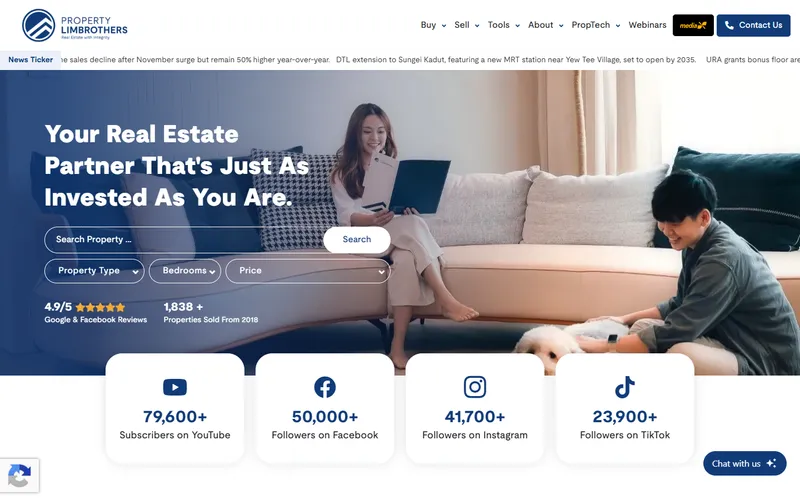 PropertyLimBrothers homepage