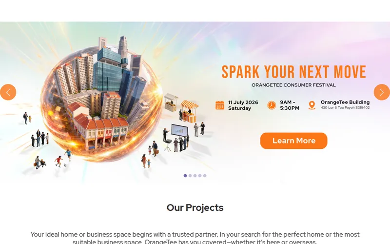 OrangeTee and Tie homepage