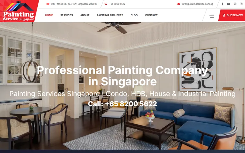 Painting Services Singapore homepage