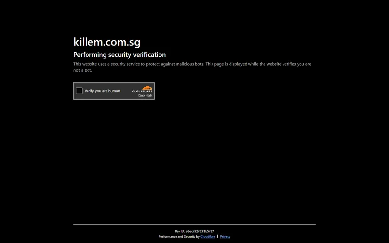 Killem Pest Singapore homepage