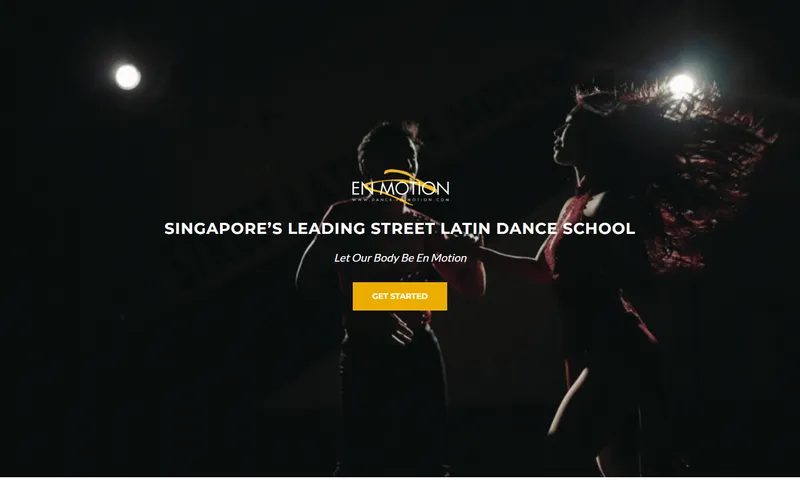 En Motion Dance School homepage