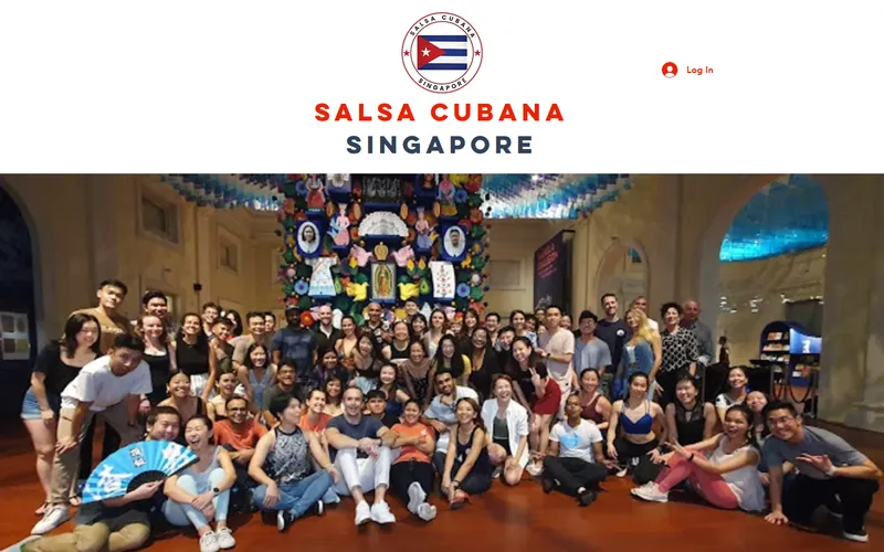 Salsa Cubana SG homepage