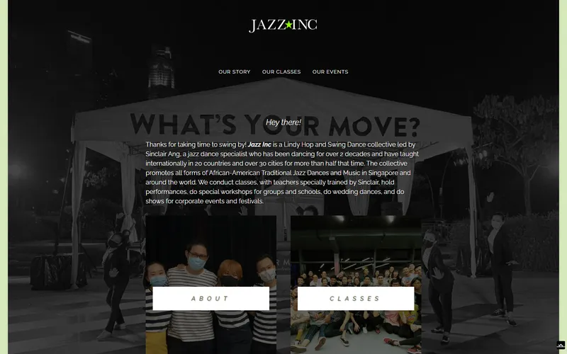 Jazz Inc homepage
