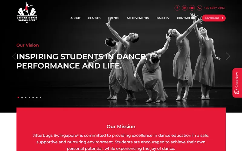 Jitterbugs Swingapore homepage