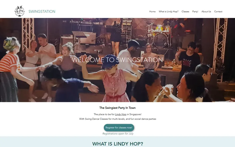 SwingStation homepage