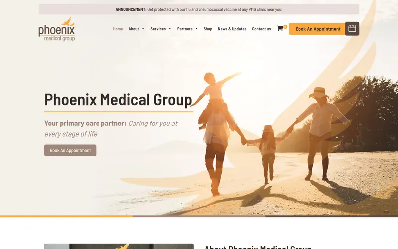 Phoenix Medical Group homepage
