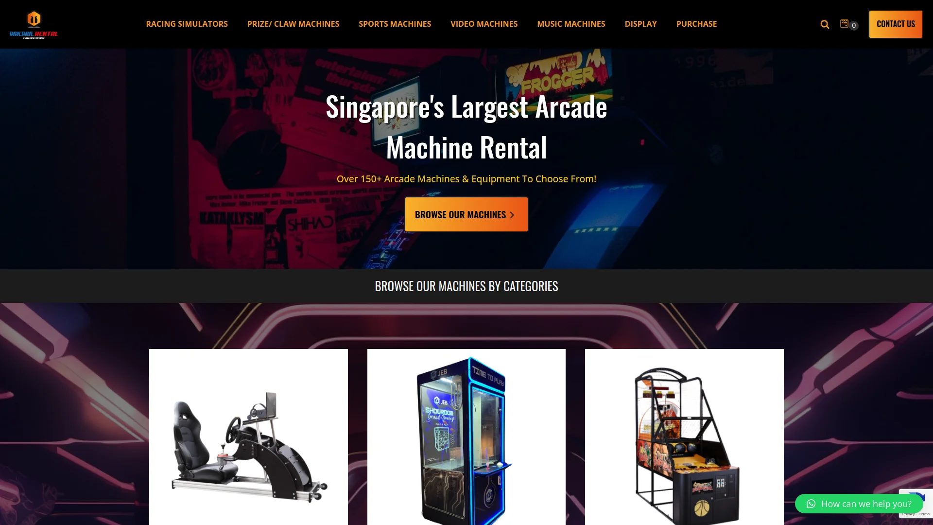 Arcade Rental Singapore