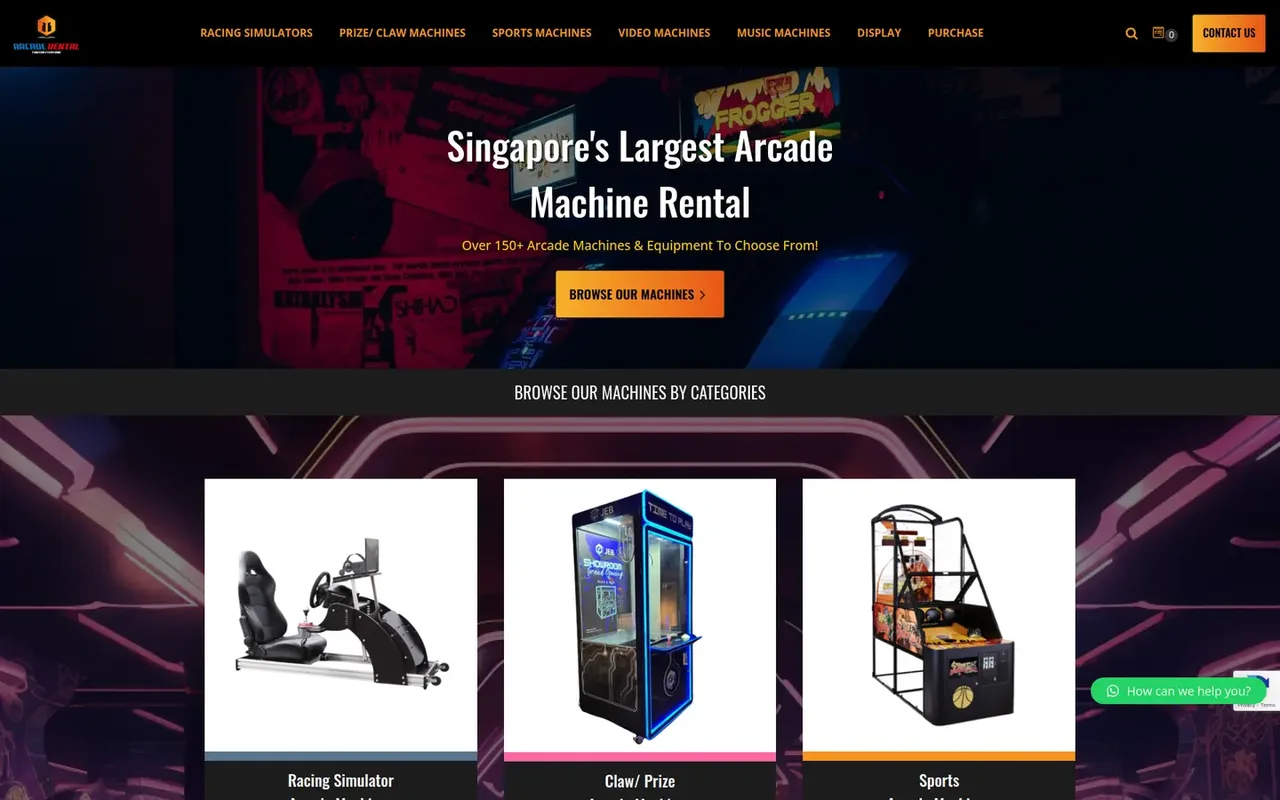 The new site: The first screen on desktop