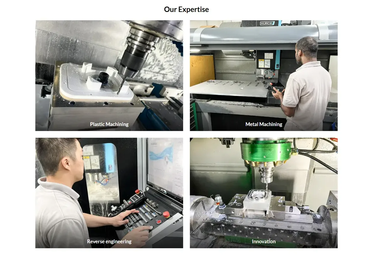 The new site: Our Expertise, under the first screen
