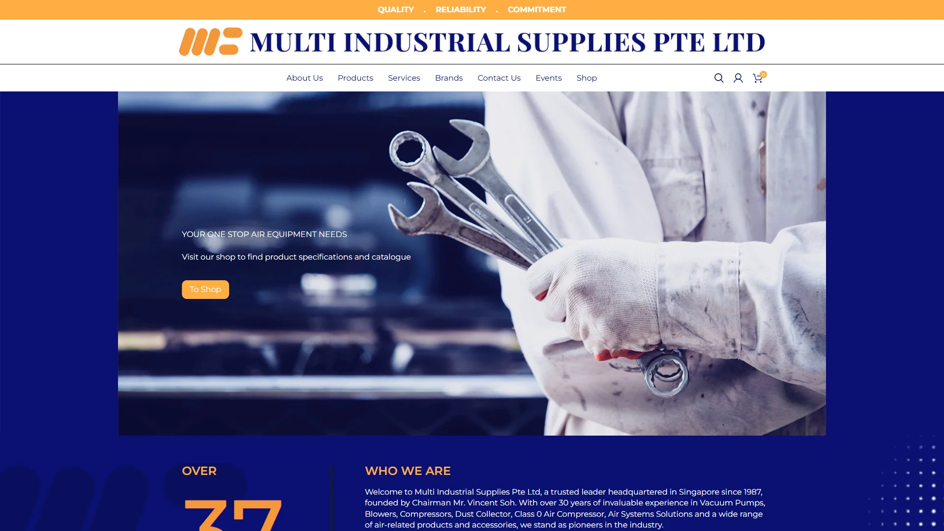 multi.com.sg as it stood on 10 October 2026, desktop view