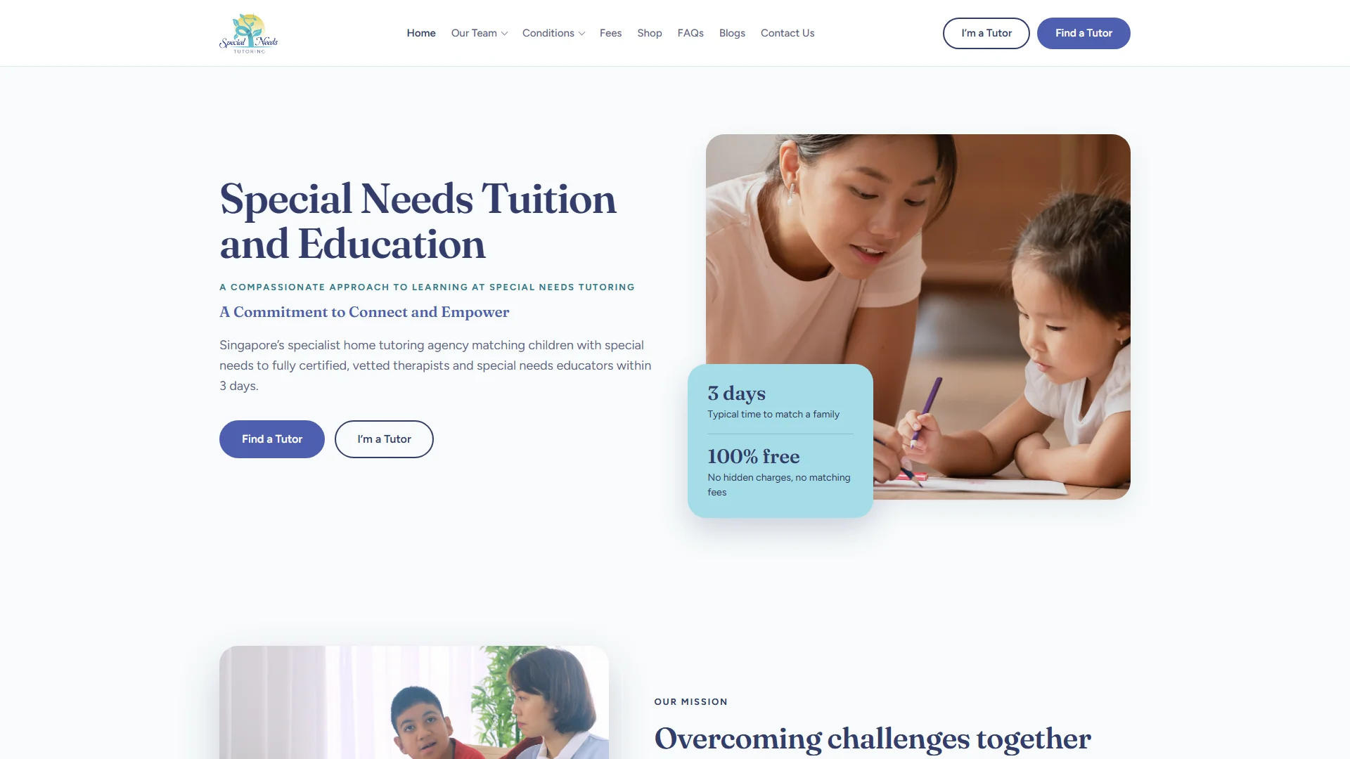 Special Needs Tutoring